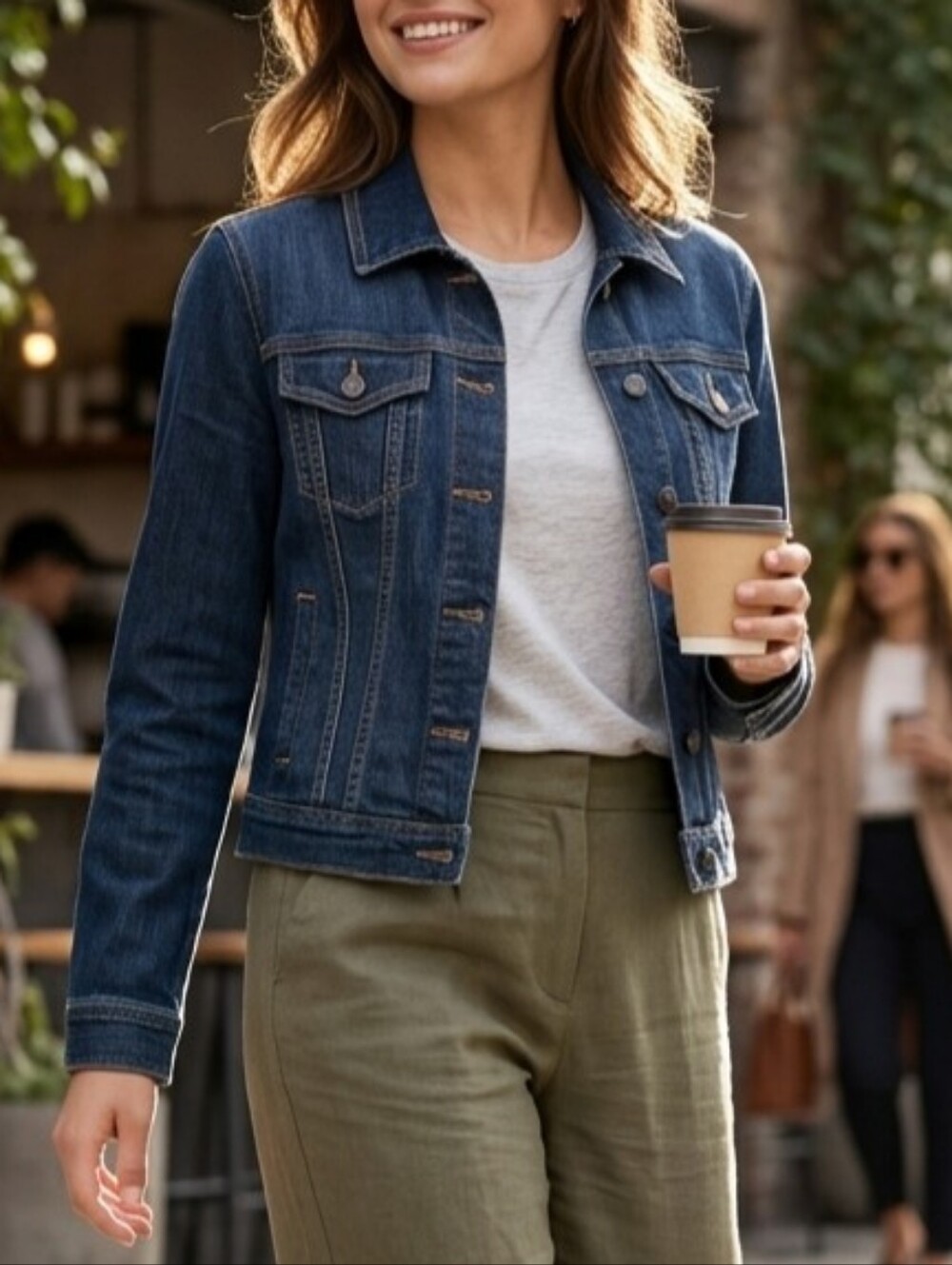 Joe Fresh Dark Blue Jean Jacket